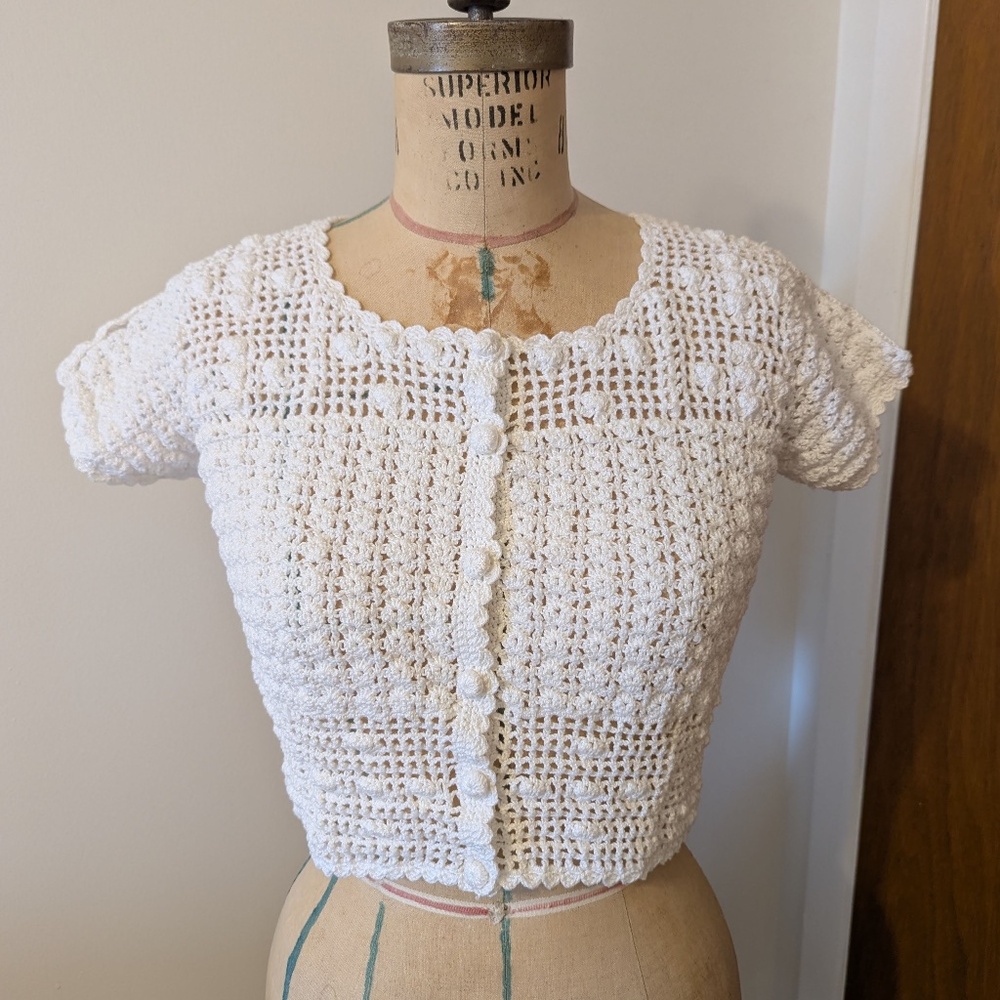 Crochet style top